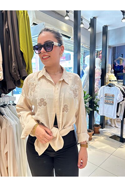 Elit Butik πουκάμισο με χάντρες