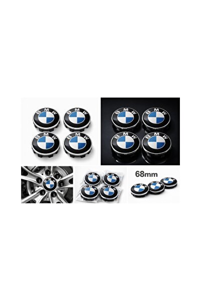 APEXİ Bmw 68mm Jant Göbeği 4lü Set E36 Uyumlu Metal Kabartmalı Logo