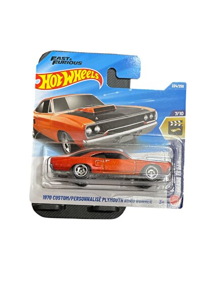 HOT WHEELS 1970 CUSTOM/PERSONNALISÉ PLYMOUTH ROAD RUNNER JJK52-N521