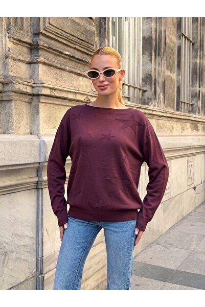 Şeker Portakalım T3301 Star Patterned Sweater