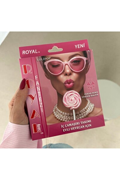Lolipop aramalı fantezi iççamaşırı