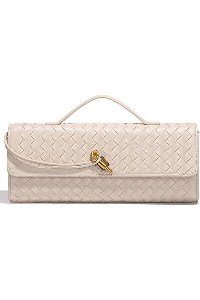 GENERAL Suede Woven Evening Clutch Purses Women Crossbody Shoulder Hobo Handbag