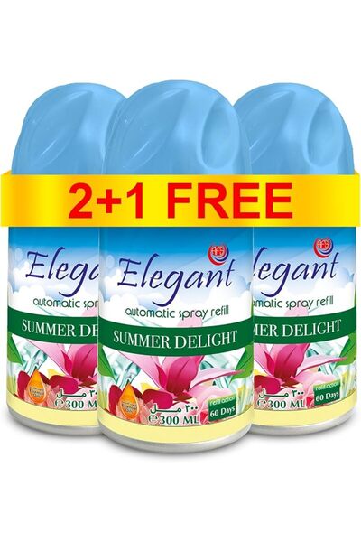 AFS Elegant عبوة إعادة تعبئة بخاخ أوتوماتيكية أنيقة - متعة الصيف - 300 مل - ع...