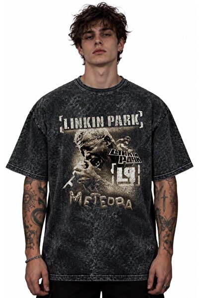SEVBANO Μπλουζάκι Linkin Park Meteora Rock Metal Music Band με στάμπα Unisex ...