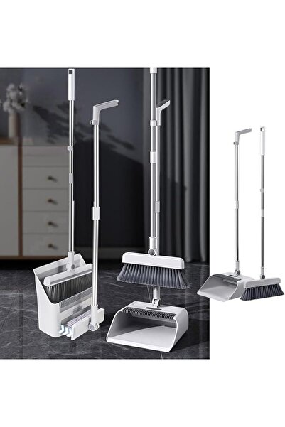 GENERAL Atromance Broom and Dustpan Set with Floor Brush, 3-in-1 Household Cl...