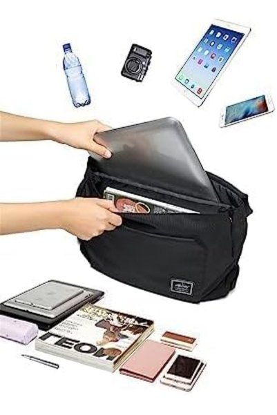 AZONEE Laptop Bag, 15.6 inch Waterproof Messenger Bag, Briefcase Shoulder Bag, Bussiness Carrying Ha