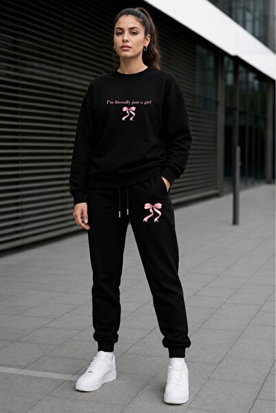 orwen life est. 2022 Women's Oversize Crew Neck Sweatshirt Tracksuit Set Casu...