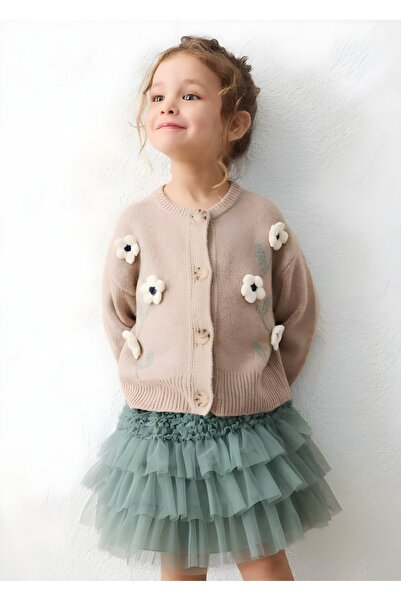 MAYORAL Girl's Knitted Buttoned Cardigan