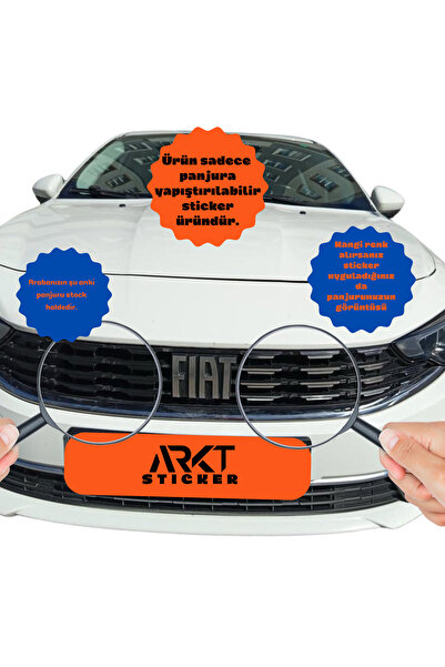ARKT STİCKER Egea Sedan Panjur Set Stıcker Krom 2021 Sonrası