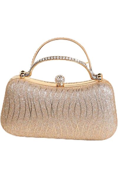 Yelajoy Women's Frosted Glitter Clutch Purse, Sparkling Elegant Evening Bag w...