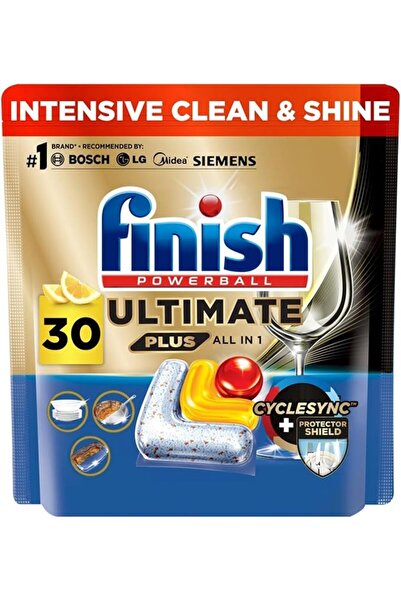 Finish Powerball Ultimate Plus, Infinity Shine Dishwasher Detergent Tablet, L...