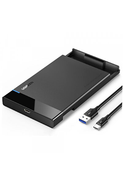 Ugreen Θήκη US221 (50743) για HDD / SSD SATA 2.5 ιντσών, USB-C, Μαύρο