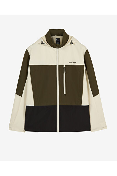 SKECHERS M Colorblock Fall Jacket Erkek Haki S2620044-0255