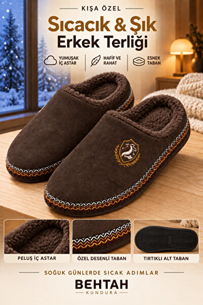 Behtah Kundura Unisex Indoor House Slippers with Plush Warm Inner Lining, Com...