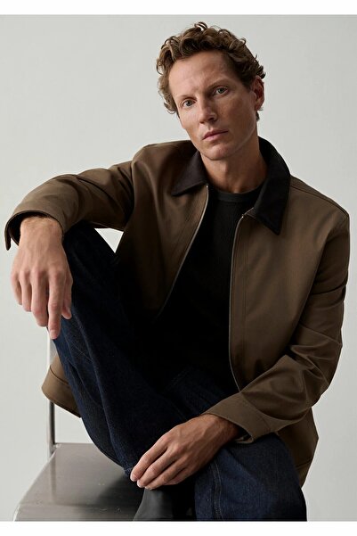 Mavi Men's Brown Jacket Shitake Jacket