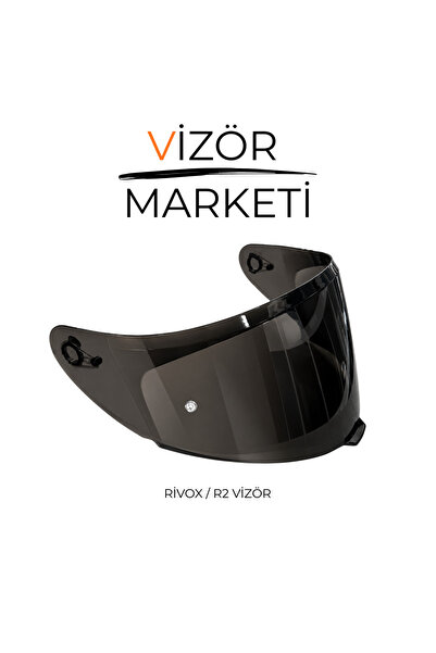 Rivox R2 Siyah Kask Vizörü