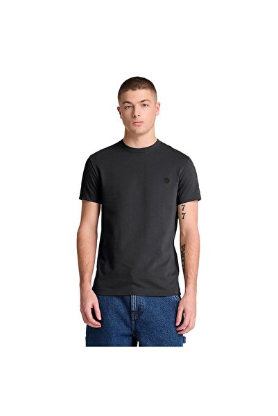 Timberland DUNSTAN RIVER Κοντομάνικο Μπλουζάκι TBC0YHBU001-001 Μαύρο