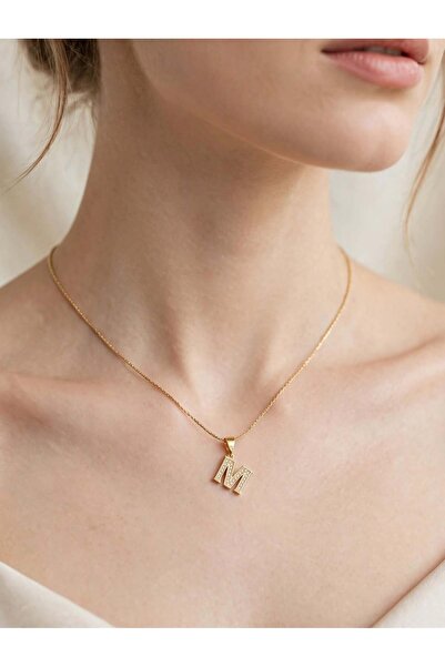 XP 43cm zinciri ile zarif kadın harf kolye Xuping JEWELRY markadır suya dayan...