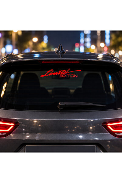 AlpiLeo Limited Edition Car Window Sticker 20×6 cm – Car Rear Window Letterin...