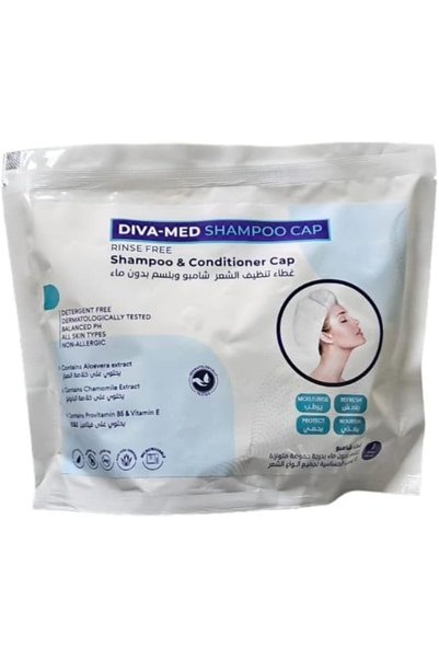 Divasen Diva-Med Shampoo Cap (Water Leave Waterless Shampoo & Conditioner - W...