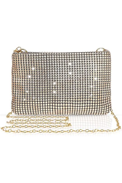 Generic Womens Sparkly Rhinestone Evening Clutch Bag Shoulder Bag