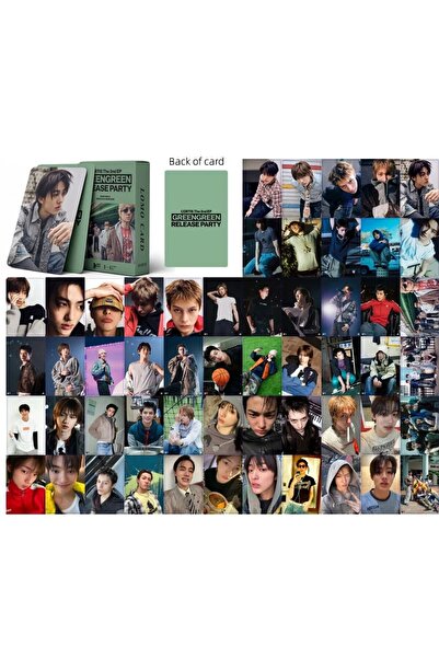 Kpop Dünyasi CORTIS '' GreenGreen Release Party '' Çift Yön Baskılı Lomo Card Seti (55 Pcs)
