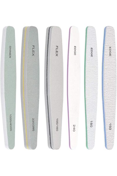 TIMESETL Professional Nail Files and Buffers Set for Acrylic Gel Nail and Nat...