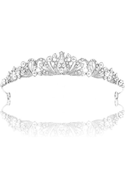 SYOSI Glitter Rhinestone Crystal Tiara Headband for Women, Princess Crown for...