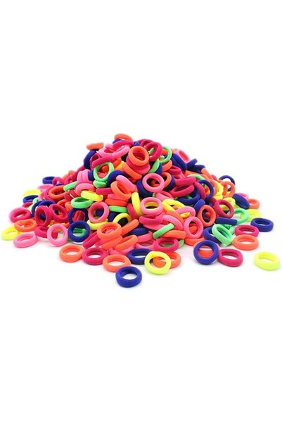 IVYRISE 100 Pcs Baby Girls Hair Ties - Small Size Elastic Hair Ties for Baby ...