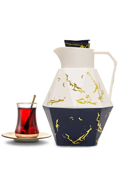 Hawa al-sahel al-thhabe Golden Marble 1 Liter Thermos