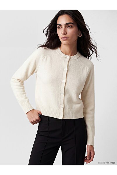 LC Waikiki Lcw Vision Crew Neck Women's Knitwear Cardigan