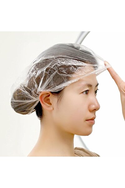 POSICHE Disposable Shower Caps for Women & Men, 100 Pack Waterproof Bath Caps...