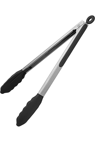 GENERAL Heat-Resistant Silicone Kitchen Tongs: U-Taste 12-Inch Large Heat-Res...