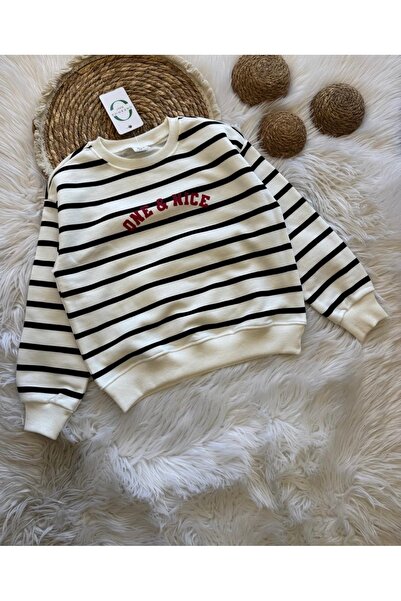 Çizgili Sweatshirt