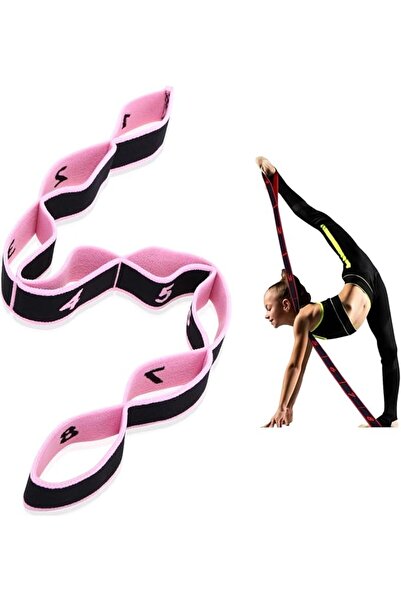 Arabest حزام تمدد لليوجا، 10 حلقات مرنة غير قابلة للانزلاق، أحزمة قابلة للتعد...