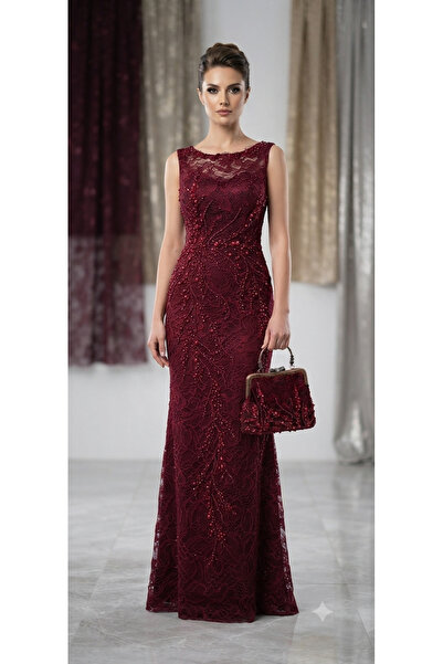 meryemin butiği Designer Lined Evening Dress Bag 25.20 cm Pearl Bead Cutout B...