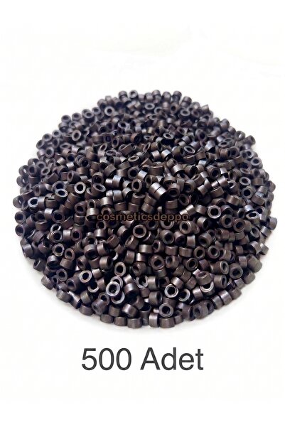 cosmeticsdeppo Tinsel ve Saç Süsü Takma Boncuğu (Koyu Kahve -500 Adet)