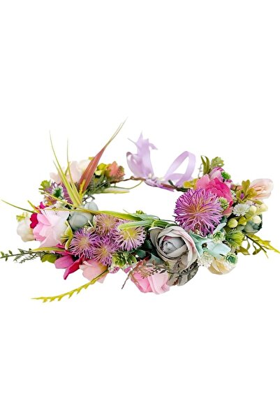 TERRIFI Fairy Forest Flower Crown for Women & Girls, Handmade Artificial Wood...