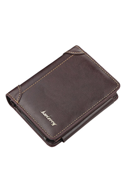Choice Coffee New PU Leather Men Wallets High Quality Zipper Short Desigh Car...