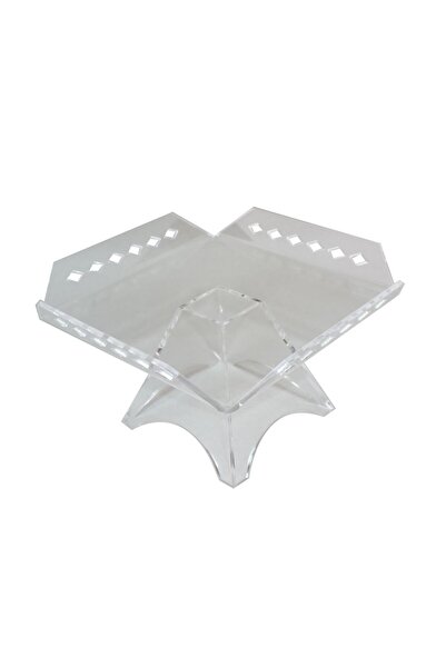 Generic Square Transparent Acrylic Serving Dish 30 x 30 x 16 cm SH23982