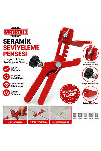 Kristal KLİPS SERAMİK PENSESİ METAL SEVİYE TESPİT