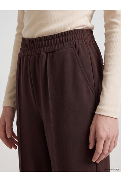 LC Waikiki Vizyon New Season Brown Soft Touch Women's Sweatpants