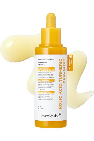 Medicube Peel Shot with Turmeric | Reset in One Step | Gentle Exfoliating Ser...