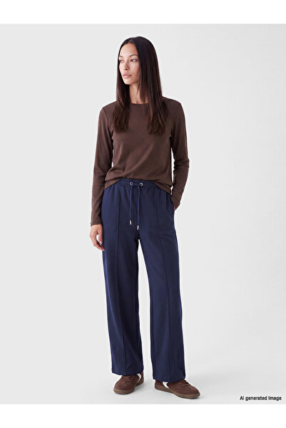 LC Waikiki Vizyon New Season Navy Blue Soft Touch Women's Sweatpants