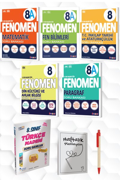 Fenomen Yayıncılık 2027 FENOMEN LGS 8.SINIF A-SERİSİ MATEMATİK FEN BİLİMLERİ ...