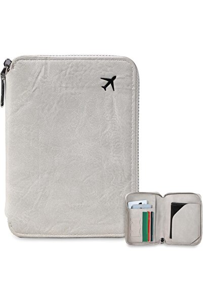 AZONEE RFID Travel Passport Wallet, Family Passport Holder, PU Leather Travel...