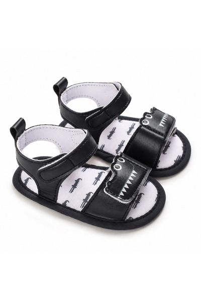 Hibobi Premium EU18-19 Baby Sandals, Cute Crocodile Open-Toe Shoes with Hook-...