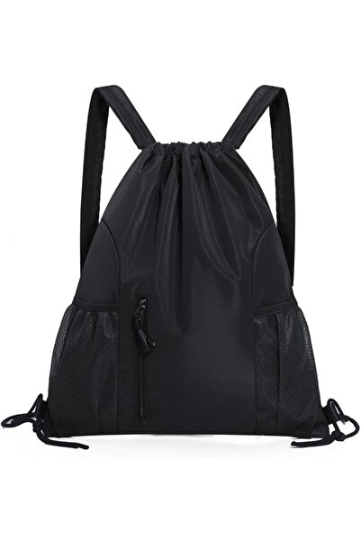 GENERAL Drawstring Backpack with Shoulder Pad,Waterproof Gym Sports Backpack ...