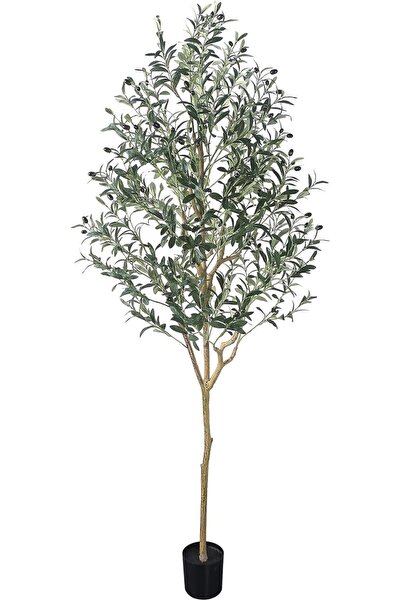 GENERAL Andanna Artificial Olive Tree 180cm,Large Faux Olive Plant with Fruit...