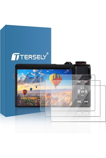 T Tersely 3 قطع من واقيات الشاشة لكاميرا كانون G7X مارك الثالث الرقمية